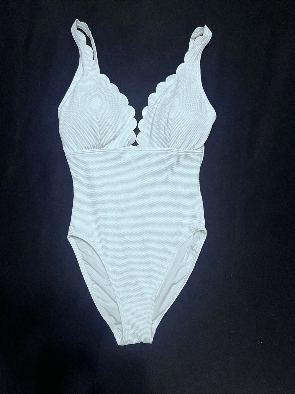 Kate Spade waffle-knit one-piece swimsuit